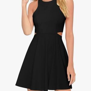LBD NWT M Little Black Dress Cocktail Graduation Wedding guest dress sleeveless